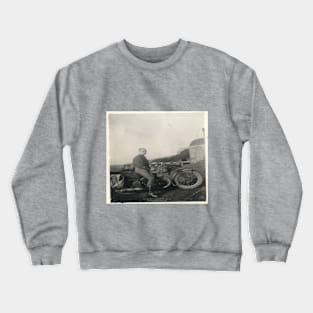 Henry Fussell dispatch rider North Africa 1942 Crewneck Sweatshirt